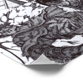 Levi Ackerman Attack op Titan-portret Poster (Hoek)