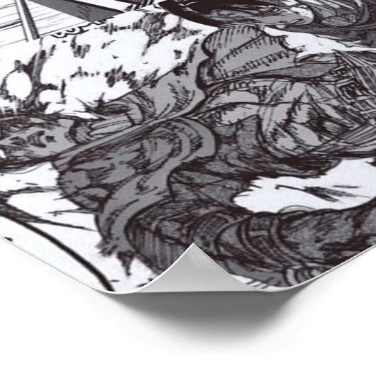 Levi Ackerman Attack op Titan-portret Poster (Hoek)