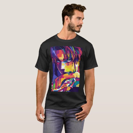 Levi Ackerman Pop Art T-shirt (Voorkant volledig)