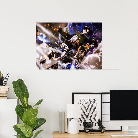 Levi Ackerman Poster (Thuiskantoor)