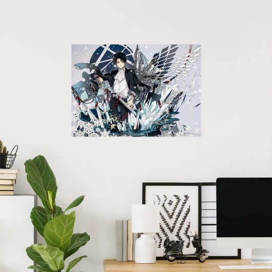 Levi Ackerman Poster (Thuiskantoor)