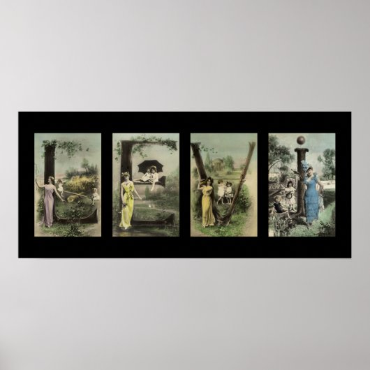 LEVI Alphabet Letter Name Art Poster (Voorkant)