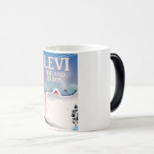 Levi, Finland ski reisposter Magische Mok (Voorkant rechts)
