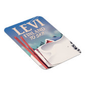 Levi, Finland ski reisposter Magneet (Rechterzijde)