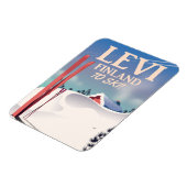 Levi, Finland ski reisposter Magneet (Linkerzijde)