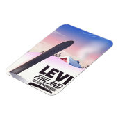 Levi Finland Snowboarden reisposter Magneet (Linkerzijde)