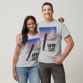 Levi Finland Snowboarden reisposter T-shirt (Unisex)