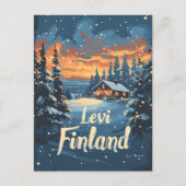 Levi Finland Vintage Kunst Briefkaart (Voorkant)