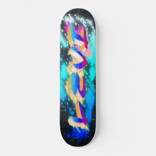 LEVI Gepersonaliseerd Graffiti Skateboard (Voorkant)