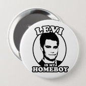 Levi is mijn Homeboy Ronde Button 4,0 Cm (Voorkant /achterkant)