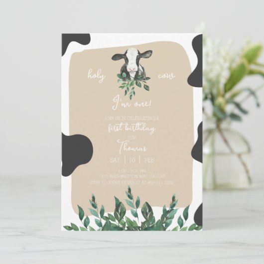 LEVI Koe Eerste uitnodiging van de Dag (Staand voorkant)