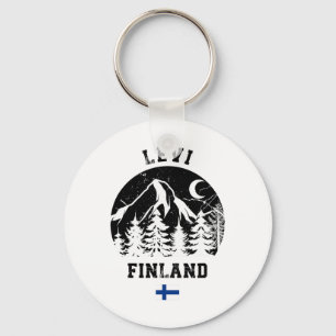 Levi Lapland Ski Resort Finland Alpine Skiën Finn Sleutelhanger