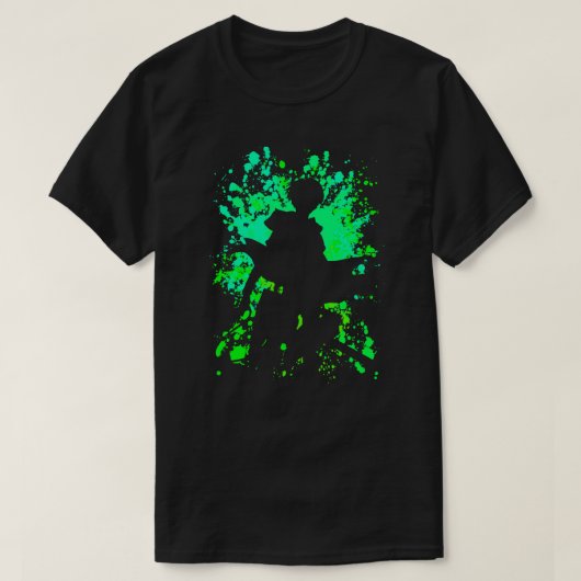 Levi Paint Splatter Anime Manga Shirt (Design voorkant)