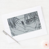 Levi.. Rechthoekige Sticker (Envelop)