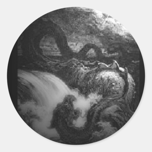 levi ronde sticker (Voorkant)