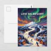 Levi Ski Resort Finland Briefkaart (Voorkant / Achterkant)