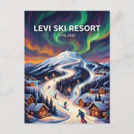 Levi Ski Resort Finland Briefkaart