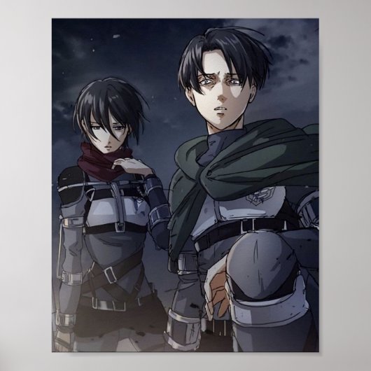Levi x Mikasa Poster (Voorkant)