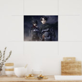 Levi x Mikasa Poster (Keuken)