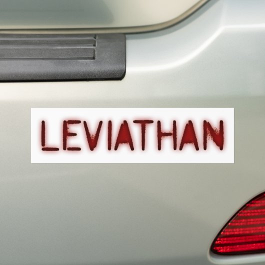 Leviathan Bumpersticker (Op auto)