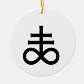 Leviathan Cross Keramisch Ornament (Voorkant)