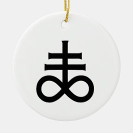 Leviathan Cross Keramisch Ornament
