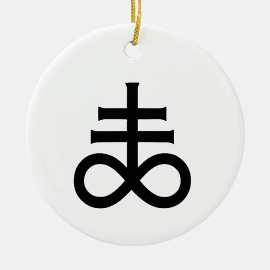 Leviathan Cross Keramisch Ornament (Voorkant)