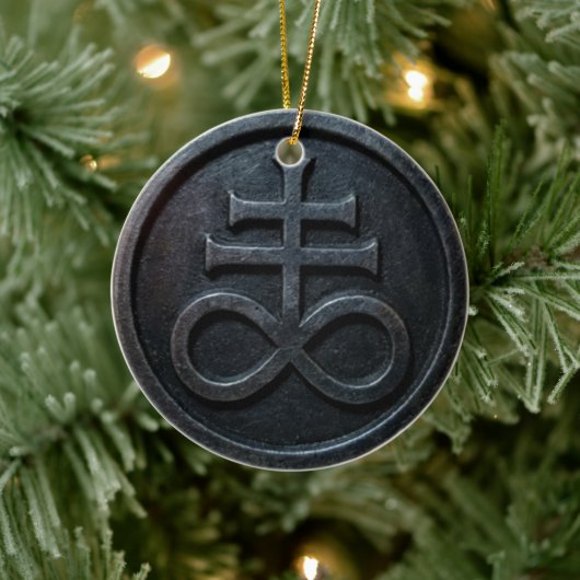 Leviathan Cross Keramisch Ornament (Boom)