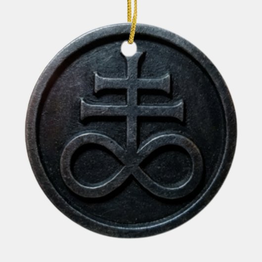 Leviathan Cross Keramisch Ornament (Voorkant)