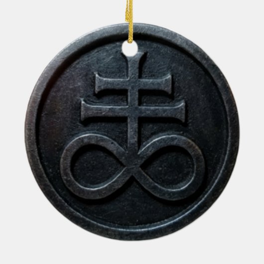 Leviathan Cross Keramisch Ornament (Achterkant)