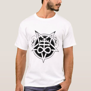 Leviathan Cross Pentagram en tentakels linkerhand T-shirt