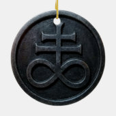 Leviathan-kruis Keramisch Ornament (Achterkant)
