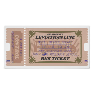 Leviathan Line Innsmouth Bus Perfect Poster
