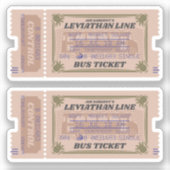 Leviathan Line Innsmouth Bus Sticker (Voorkant)