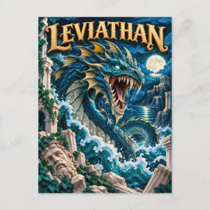 Leviathan, Papieren Gescheiden Monster Briefkaart