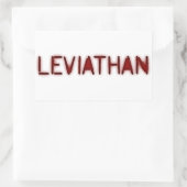 Leviathan Rechthoekige Sticker (Tas)