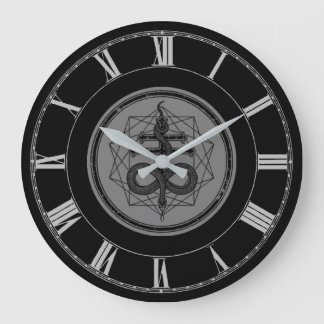 Leviathan's cross-GROTE WALL CLOCK Grote Klok