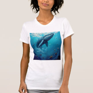 Leviathan's vlucht naar vrijheid - surrealistische t-shirt