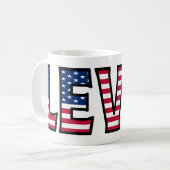 Levin Name Vorname USA styled Tasse Kaffeetasse Koffiemok (Voorkant links)