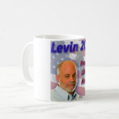 Levin voor President Koffiemok (Voorkant links)