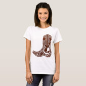 Levis Cowboy Boots Howdy Lone Star Texas T-shirt (Voorkant volledig)