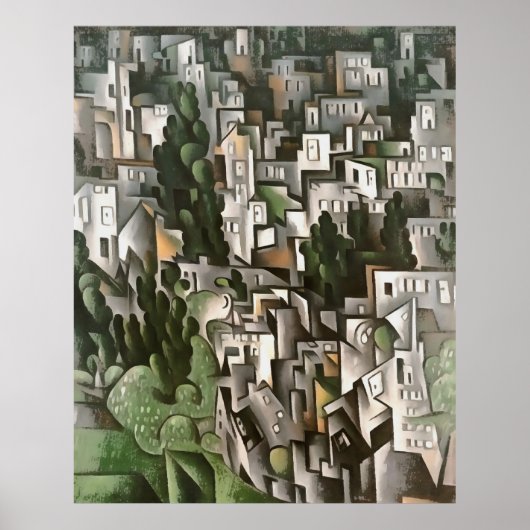 Levissihan Kayakoy Fethiye Landscape Art Poster (Voorkant)