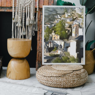 Levissihan Kayakoy Historische Hillside Houses Art Poster