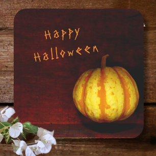 Levitate pomkin - Stilstaand leven Kartonnen Onderzetters