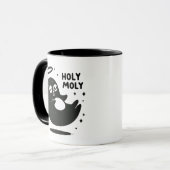 Levitating Holy Mole Mug – Cute Floating Animal  Mok (Voorkant links)