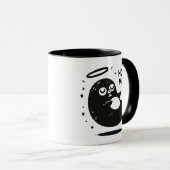 Levitating Holy Mole Mug – Cute Floating Animal  Mok (Voorkant rechts)