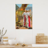 Leviticus 10 The Sin of Nadab and Abihu poster (Keuken)