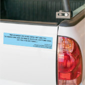 Leviticus 19:33-34 – Behandel immigranten goed Bumpersticker (Op Truck)