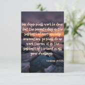 Leviticus 23:3 KJV Bijbel Verse Pic Flat Greeting Kaart (Staand voorkant)