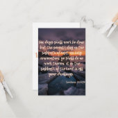 Leviticus 23:3 KJV Bijbel Verse Pic Flat Greeting Kaart (Voorkant / Achterkant in situ)